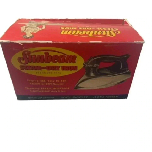 Vintage Collectible Sunbeam Empty Box Steam or Dry Iron S4 BOX ONLY - Picture 3 of 6